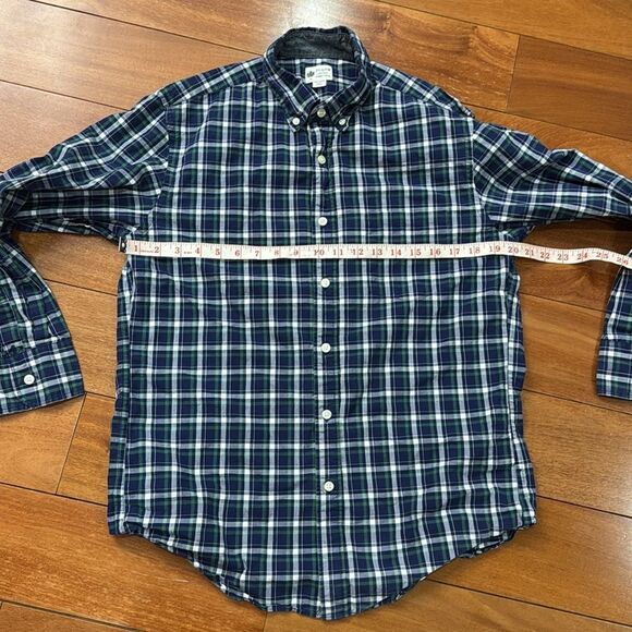 J.CREW Oxford Shirt Long Sleeve Button Down Plaid Men's Size M - Picture 9 of 11
